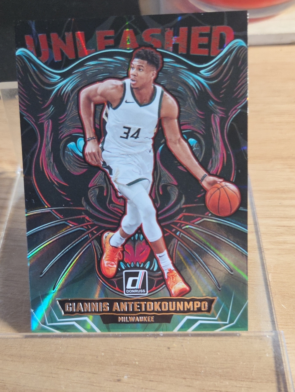Donruss Unleashed Giannis Antetokounmpo Trading Card - Black, Orange, Teal